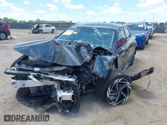 2025 Hyundai Sonata SEL Convenience with VIN KMHL14JA6SA506790, listed as a IAAI auction lot 42619984 with Not provided miles and . Bid and sale history available at DreamBid. Image 2.