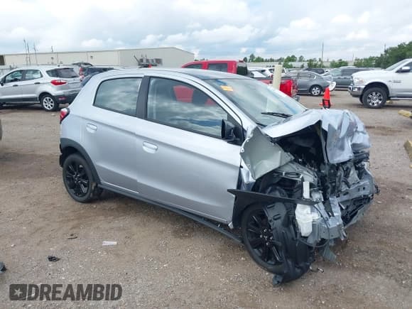 ✅ 2024 Mitsubishi Mirage Black Edition • VIN: ML32AWHJ3RH008410 • Lot: 40231440. Listed on IAAI with 1,400 mi. Free auction sales archive from the USA and detailed vehicle history report at DreamBid. Image 1.