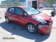 ✅ 2013 Nissan LEAF SL • VIN: 1N4AZ0CP5DC418535 • Lot: 42084970. Listed on IAAI with 51,361 mi. Free auction sales archive from the USA and detailed vehicle history report at DreamBid. Image 1.