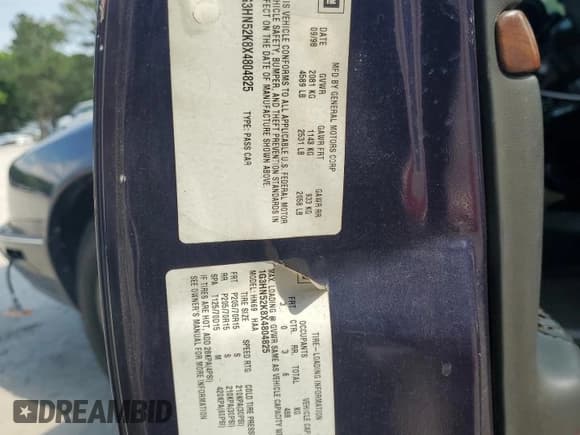 ✅ 1999 Oldsmobile 88 LS • VIN: 1G3HN52K8X4804825 • Lot: 55674894. Wystawiony na Copart z przebiegiem 291 816 mil. Bezpłatny archiwum sprzedaży aukcyjnych z USA i szczegółowy raport historii pojazdu na DreamBid. Zdjęcie 14.
