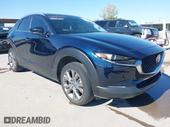 ✅ 2024 Mazda CX-30 S Preferred • VIN: 3MVDMBCM1RM676403 • Lot: 43475497. Wystawiony na IAAI z przebiegiem 21 619 mil. Bezpłatny archiwum sprzedaży aukcyjnych z USA i szczegółowy raport historii pojazdu na DreamBid. Zdjęcie 1.