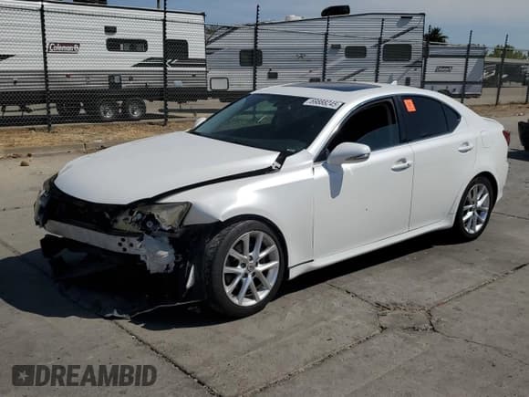 ✅ 2011 Lexus IS 250 • VIN: JTHBF5C2XB5153197 • Лот: 69888245. Опубликован ранее на Copart с пробегом Не указан. Бесплатный доступ к архиву аукционных продаж из США и подробный отчёт об истории автомобиля на DreamBid. Изображение 1.