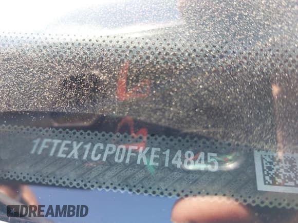 ✅ 2015 Ford F-150 XL • VIN: 1FTEX1CP0FKE14845 • Lot: 42013909. Listed on IAAI with 162,644 mi. Free auction sales archive from the USA and detailed vehicle history report at DreamBid. Image 9.