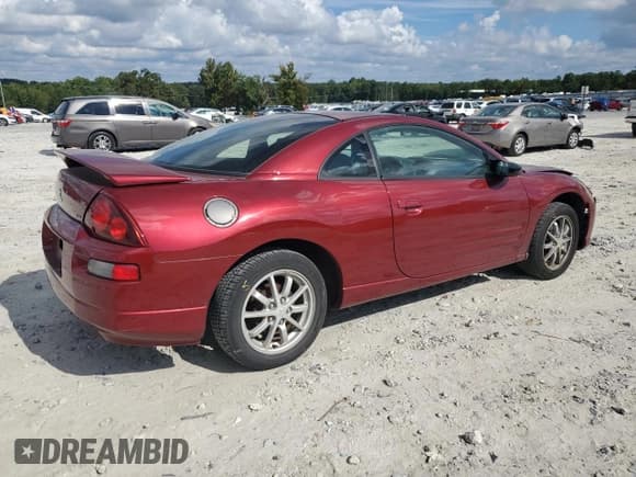 ✅ 2002 Mitsubishi Eclipse GS • VIN: 4A3AC44G62E023103 • Lot: 72240954. Listed on Copart with 83,201 mi. Free auction sales archive from the USA and detailed vehicle history report at DreamBid. Image 3.