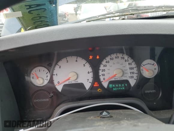 ✅ 2007 Dodge 1500 SLT • VIN: 1D7HA18N87J634706 • Лот: 57535324. Опубликован ранее на Copart с пробегом 304 949 миль. Бесплатный доступ к архиву аукционных продаж из США и подробный отчёт об истории автомобиля на DreamBid. Изображение 9.