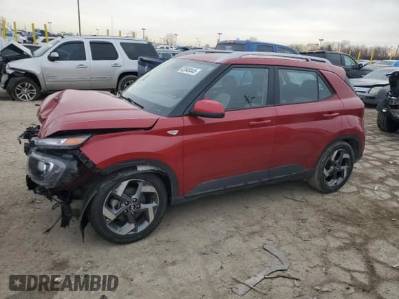 ✅ 2022 Hyundai Venue Limited • VIN: KMHRC8A36NU186614 • Lot: 42848445. Listed on Copart with Not provided. Free auction sales archive from the USA and detailed vehicle history report at DreamBid. Image 1.