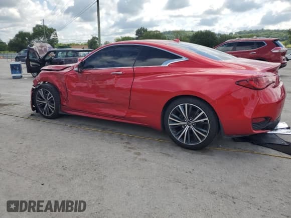 ✅ 2021 Infiniti Q60 Luxe • VIN: JN1EV7KL1MM470465 • Lot: 65456805. Listed on Copart with 63,452 mi. Free auction sales archive from the USA and detailed vehicle history report at DreamBid. Image 2.