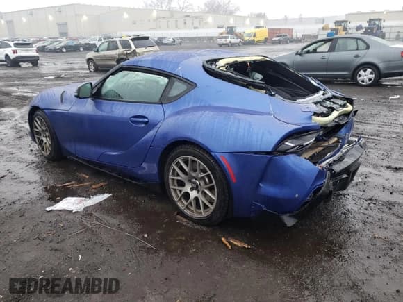 ✅ 2023 Toyota Supra 3.0 • VIN: WZ1DB0G0XPW056246 • Lot: 86441354. Listed on Copart with Not provided. Free auction sales archive from the USA and detailed vehicle history report at DreamBid. Image 2.