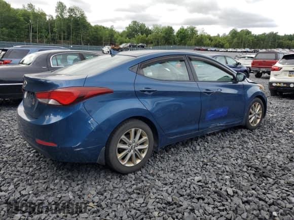 ✅ 2015 Hyundai Elantra Limited • VIN: KMHDH4AE0FU445315 • Lot: 65067255. Listed on Copart with 289,765 mi. Free auction sales archive from the USA and detailed vehicle history report at DreamBid. Image 3.