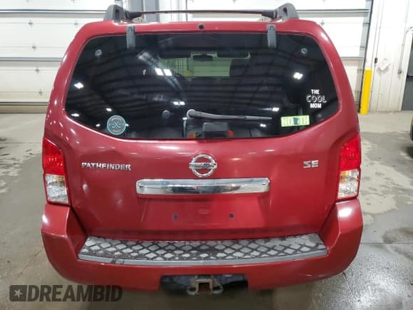 ✅ 2008 Nissan Pathfinder S • VIN: 5N1AR18U38C616420 • Lot: 51917975. Wystawiony na Copart z przebiegiem 198 849 mil. Bezpłatny archiwum sprzedaży aukcyjnych z USA i szczegółowy raport historii pojazdu na DreamBid. Zdjęcie 6.