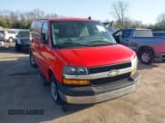 ✅ 2020 Chevrolet Express Cargo • VIN: 1GCZGGFG5L1188853 • Lot: 41790969. Listed on IAAI with 104,599 mi. Free auction sales archive from the USA and detailed vehicle history report at DreamBid. Image 1.