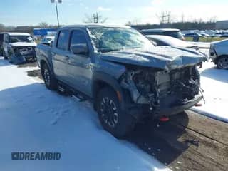 ✅ 2023 Nissan Frontier SV • VIN: 1N6ED1EK6PN653100 • Lot: 41513835. Listed on IAAI with 24,161 mi. Free auction sales archive from the USA and detailed vehicle history report at DreamBid. Image 1.