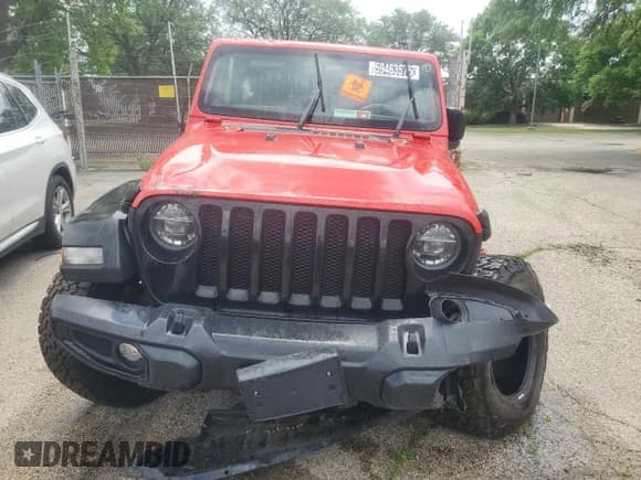 ✅ 2022 Jeep Wrangler Willys • VIN: 1C4GJXAN2NW227144 • Lot: 59463575. Listed on Copart with 61,265 mi. Free auction sales archive from the USA and detailed vehicle history report at DreamBid. Image 5.