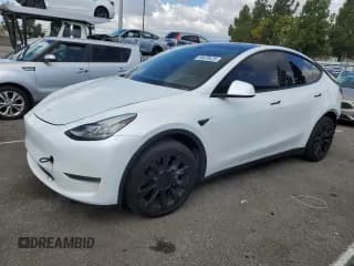 ✅ 2022 Tesla Model Y Long Range • VIN: 7SAYGDEE1NA020440 • Лот: 86478625. Опубликован ранее на Copart с пробегом 48 638 миль. Бесплатный доступ к архиву аукционных продаж из США и подробный отчёт об истории автомобиля на DreamBid. Изображение 1.
