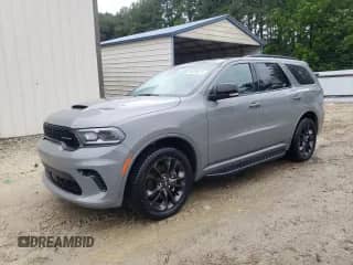 2024 Dodge Durango GT Plus with VIN 1C4RDJDG5RC199745, listed as a Copart auction lot 69206675 with 5,965 mi miles and Salvage title. Bid and sale history available at DreamBid. Image 1.