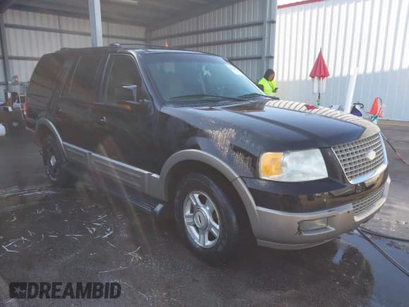 ✅ 2003 Ford Expedition Eddie Bauer • VIN: 1FMRU17W83LA32933 • Lot: 43636033. Wystawiony na IAAI z przebiegiem 252 084 mil. Bezpłatny archiwum sprzedaży aukcyjnych z USA i szczegółowy raport historii pojazdu na DreamBid. Zdjęcie 1.
