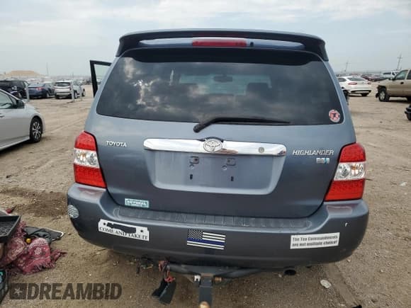 ✅ 2006 Toyota Highlander • VIN: JTEDW21A760011553 • Lot: 67411885. Listed on Copart with Not provided. Free auction sales archive from the USA and detailed vehicle history report at DreamBid. Image 6.