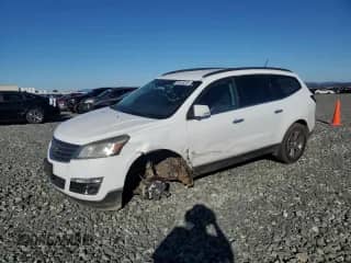 2016 Chevrolet Traverse LT with VIN 1GNKRGKD8GJ347840, listed as a Copart auction lot 90635295 with 126,827 mi miles and Salvage title. Bid and sale history available at DreamBid. Image 1.
