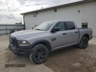 ✅ 2024 Ram 1500 Warlock • VIN: 1C6RR6LG1RS128216 • Лот: 84721745. Опубликован ранее на Copart с пробегом 57 650 миль. Бесплатный доступ к архиву аукционных продаж из США и подробный отчёт об истории автомобиля на DreamBid. Изображение 1.