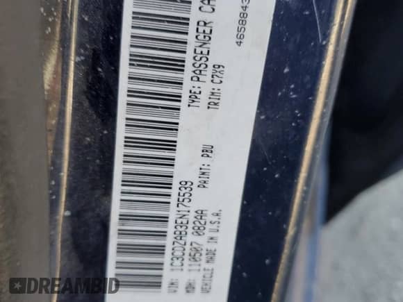 2014 Dodge Avenger SE с VIN 1C3CDZAB3EN175539, выставлен на аукционе Copart как лот 76709654 с пробегом 148 075 миль миль и Списание • Salvage title. История ставок и продаж доступна на DreamBid. Изображение 12.