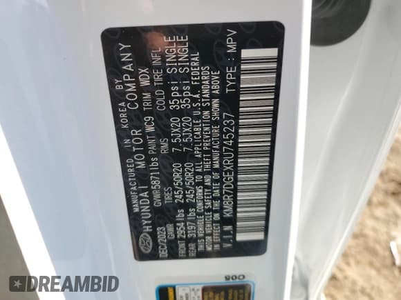 ✅ 2024 Hyundai Palisade Calligraphy • VIN: KM8R7DGEXRU745237 • Лот: 46177755. Опубликован ранее на Copart с пробегом 9 371 миль. Бесплатный доступ к архиву аукционных продаж из США и подробный отчёт об истории автомобиля на DreamBid. Изображение 16.