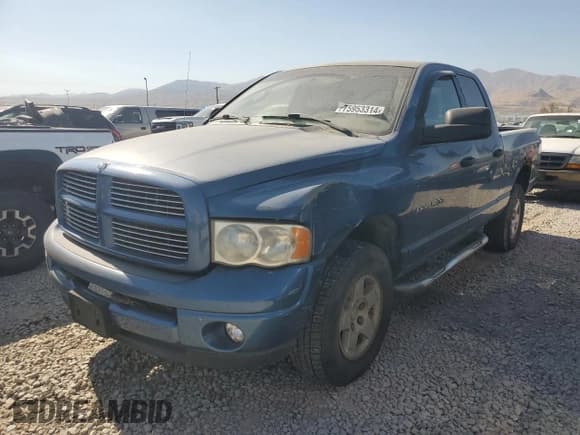 ✅ 2003 Dodge 1500 ST • VIN: 1D7HU18Z13S145997 • Лот: 75953314. Опубликован ранее на Copart с пробегом 157 064 миль. Бесплатный доступ к архиву аукционных продаж из США и подробный отчёт об истории автомобиля на DreamBid. Изображение 1.