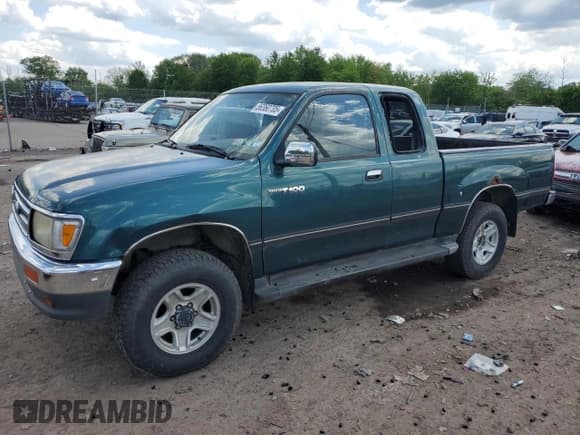 ✅ 1997 Toyota T100 SR5 • VIN: JT4UN24D3V0050569 • Лот: 56360705. Опубликован ранее на Copart с пробегом 156 355 миль. Бесплатный доступ к архиву аукционных продаж из США и подробный отчёт об истории автомобиля на DreamBid. Изображение 1.