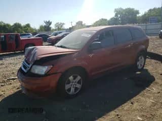 2013 Dodge Journey American Value with VIN 3C4PDCAB8DT647288, listed as a Copart auction lot 84297845 with 166,060 mi miles and Salvage title. Bid and sale history available at DreamBid. Image 1.