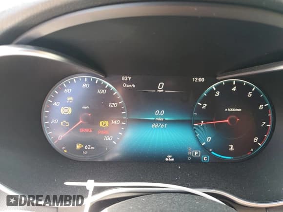 ✅ 2021 Mercedes-Benz C 300 • VIN: W1KWF8DB7MR617244 • Lot: 86489525. Listed on Copart with 88,761 mi. Free auction sales archive from the USA and detailed vehicle history report at DreamBid. Image 9.