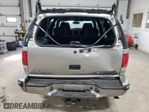 1999 Chevrolet Blazer LS with VIN 1GNDT13W9X2105768, listed as a Copart auction lot 80141174 with 193,804 mi miles and Salvage title. Bid and sale history available at DreamBid. Image 6.