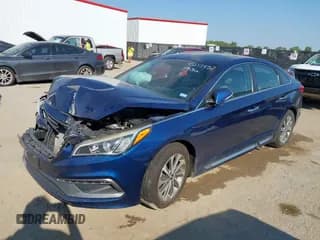 ✅ 2017 Hyundai Sonata Sport • VIN: 5NPE34AF7HH484464 • Lot: 43237457. Listed on IAAI with 111,742 mi. Free auction sales archive from the USA and detailed vehicle history report at DreamBid. Image 2.