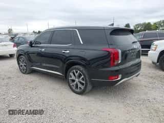 2022 Hyundai Palisade Limited z VIN KM8R5DHE9NU458566, wystawiony jako IAAI lot #43464799 z przebiegiem 65 509 mil mil oraz . Historia ofert i sprzedaży dostępna na DreamBid. Obrazek 3.
