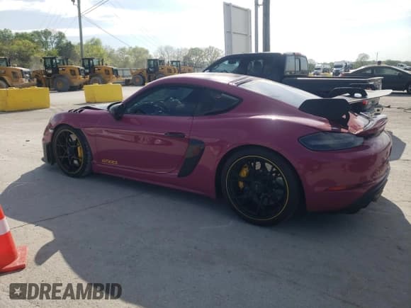 ✅ 2023 Porsche 718 Cayman GT4 RS • VIN: WP0AE2A83PS281201 • Лот: 53647645. Опубликован ранее на Copart с пробегом 5 693 миль. Бесплатный доступ к архиву аукционных продаж из США и подробный отчёт об истории автомобиля на DreamBid. Изображение 2.