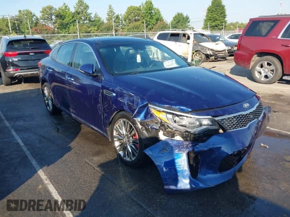 ✅ 2018 Kia Optima SX • VIN: 5XXGV4L28JG202489 • Lot: 42662421. Listed on IAAI with 120,878 mi. Free auction sales archive from the USA and detailed vehicle history report at DreamBid. Image 1.
