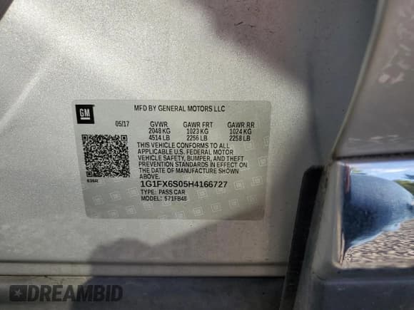 ✅ 2017 Chevrolet Bolt EV Premier • VIN: 1G1FX6S05H4166727 • Lot: 73258024. Wystawiony na Copart z przebiegiem 97 965 mil. Bezpłatny archiwum sprzedaży aukcyjnych z USA i szczegółowy raport historii pojazdu na DreamBid. Zdjęcie 12.