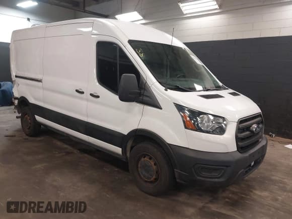 ✅ 2020 Ford Transit Cargo • VIN: 1FTBR1C87LKA59688 • Lot: 41633552. Listed on IAAI with 42,517 mi. Free auction sales archive from the USA and detailed vehicle history report at DreamBid. Image 1.