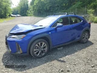 ✅ 2021 Lexus UX 250h F Sport • VIN: JTHR9JBH5M2048706 • Lot: 64455765. Listed on Copart with 48,234 mi. Free auction sales archive from the USA and detailed vehicle history report at DreamBid. Image 1.