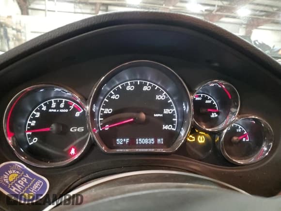 ✅ 2010 Pontiac G6 1SB • VIN: 1G2ZA5E06A4161820 • Lot: 92454275. Wystawiony na Copart z przebiegiem 150 835 mil. Bezpłatny archiwum sprzedaży aukcyjnych z USA i szczegółowy raport historii pojazdu na DreamBid. Zdjęcie 9.