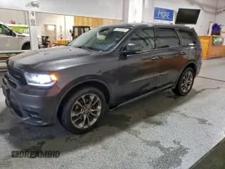 ✅ 2019 Dodge Durango GT • VIN: 1C4RDJDG0KC676197 • Lot: 94600845. Listed on Copart with 102,807 mi. Free auction sales archive from the USA and detailed vehicle history report at DreamBid. Image 1.