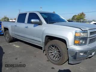 2015 Chevrolet Silverado 1500 LTZ with VIN 3GCUKSEC9FG258290, listed as a IAAI auction lot 43514218 with 168,385 mi miles and . Bid and sale history available at DreamBid. Image 1.