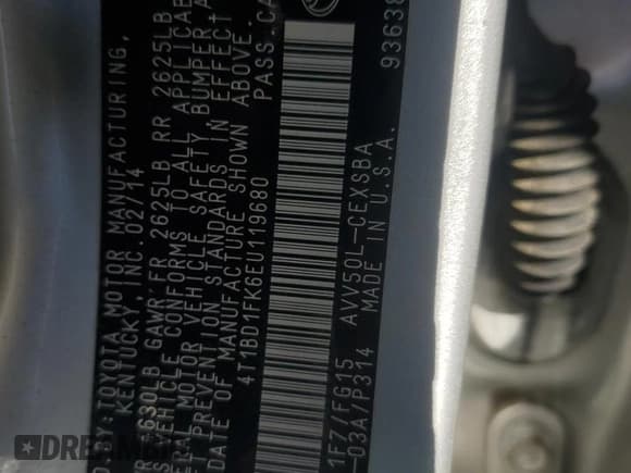 ✅ 2014 Toyota Camry SE Limited Edition • VIN: 4T1BD1FK6EU119680 • Lot: 82675925. Wystawiony na Copart z przebiegiem 135 295 mil. Bezpłatny archiwum sprzedaży aukcyjnych z USA i szczegółowy raport historii pojazdu na DreamBid. Zdjęcie 12.