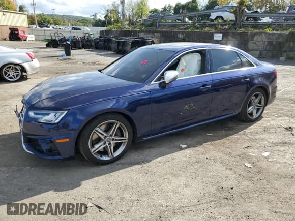 ✅ 2019 Audi S4 • VIN: WAUA4AF46KA097997 • Lot: 73131964. Wystawiony na Copart z przebiegiem 54 566 mil. Bezpłatny archiwum sprzedaży aukcyjnych z USA i szczegółowy raport historii pojazdu na DreamBid. Zdjęcie 1.