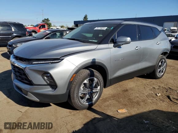 ✅ 2023 Chevrolet Blazer LT • VIN: 3GNKBDR49PS117487 • Lot: 75178024. Listed on Copart with 21,904 mi. Free auction sales archive from the USA and detailed vehicle history report at DreamBid. Image 1.