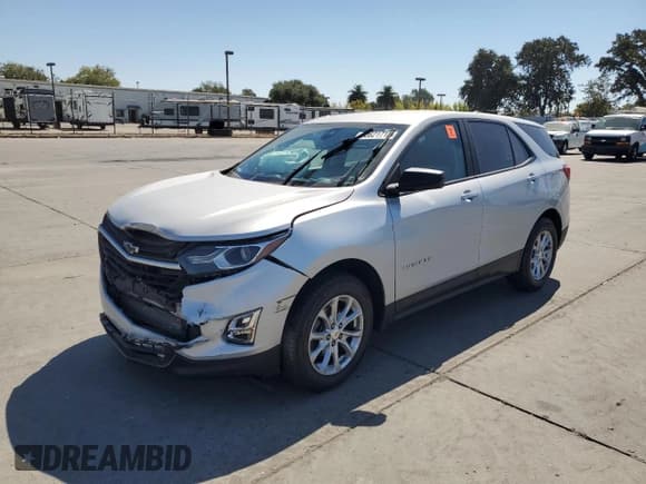 ✅ 2020 Chevrolet Equinox LS • VIN: 2GNAXHEV4L6169489 • Лот: 80621715. Опубликован ранее на Copart с пробегом 87 259 миль. Бесплатный доступ к архиву аукционных продаж из США и подробный отчёт об истории автомобиля на DreamBid. Изображение 1.