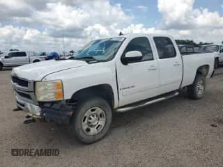 2008 Chevrolet Silverado 2500HD LTZ with VIN 1GCHK23668F128907, listed as a Copart auction lot 62103095 with 204,500 mi miles and Salvage title. Bid and sale history available at DreamBid. Image 1.