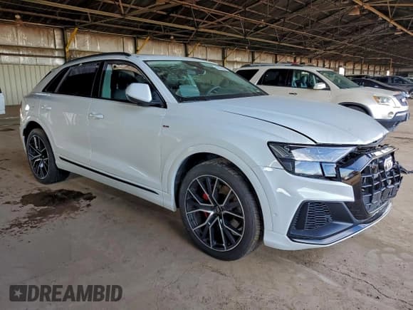 ✅ 2019 Audi Q8 Prestige • VIN: WA1FVAF1XKD023163 • Lot: 93908365. Wystawiony na Copart z przebiegiem 83 315 mil. Bezpłatny archiwum sprzedaży aukcyjnych z USA i szczegółowy raport historii pojazdu na DreamBid. Zdjęcie 4.