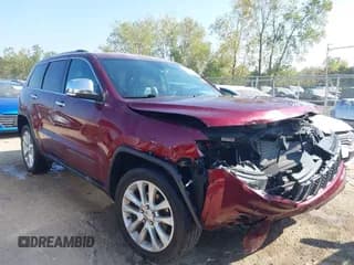 ✅ 2017 Jeep Grand Cherokee Limited • VIN: 1C4RJFBG6HC735707 • Lot: 43253694. Listed on IAAI with 115,451 mi. Free auction sales archive from the USA and detailed vehicle history report at DreamBid. Image 1.