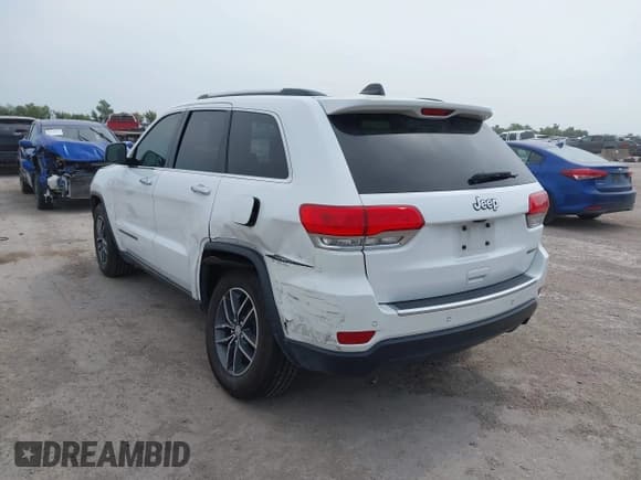 ✅ 2018 Jeep Grand Cherokee Limited • VIN: 1C4RJEBG1JC402816 • Lot: 43141564. Wystawiony na IAAI z przebiegiem 76 612 mil. Bezpłatny archiwum sprzedaży aukcyjnych z USA i szczegółowy raport historii pojazdu na DreamBid. Zdjęcie 3.