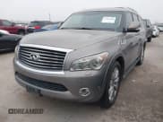 ✅ 2013 Infiniti QX56 • VIN: JN8AZ2ND1D9750109 • Lot: 41682402. Listed on IAAI with 204,822 mi. Free auction sales archive from the USA and detailed vehicle history report at DreamBid. Image 2.