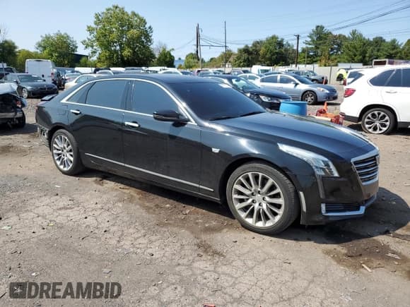 ✅ 2018 Cadillac CT6 Luxury AWD • VIN: 1G6KD5RS4JU159650 • Lot: 70673724. Listed on Copart with 72,724 mi. Free auction sales archive from the USA and detailed vehicle history report at DreamBid. Image 4.